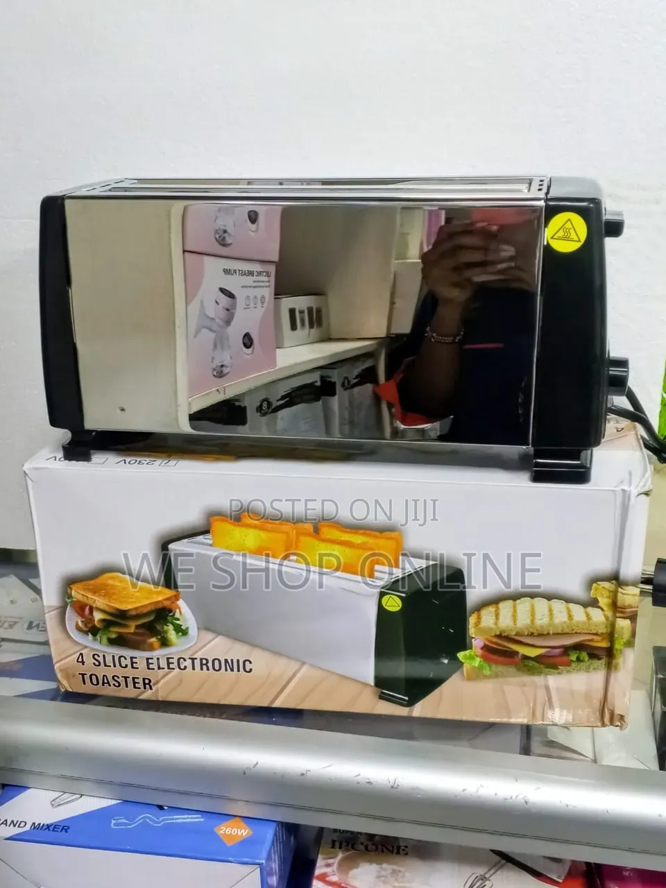4 Slice Electric Pop Up Toaster