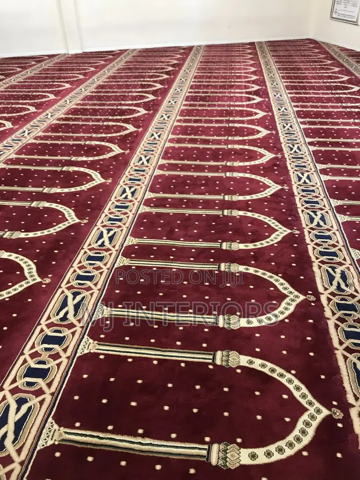 Wall to Wall Mosque Carpets for Masjid Prayer Hall Floors