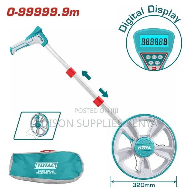 Total Measuring Wheel 320mm Heavy Duty Measuring Wheels Tmt19923