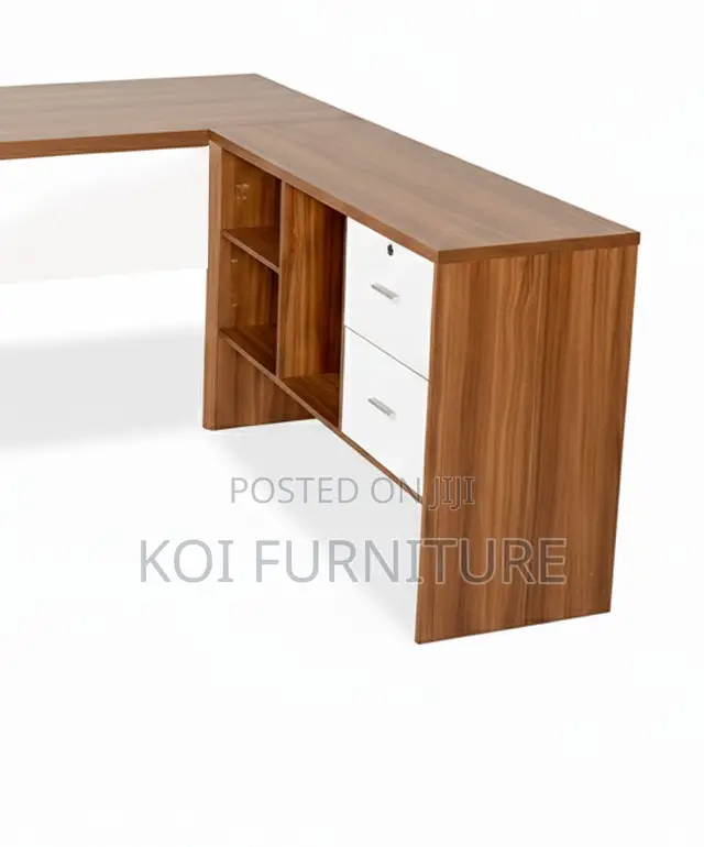 Office Desk; QWTT 1.8 Meters Executive Office Desk With L Return