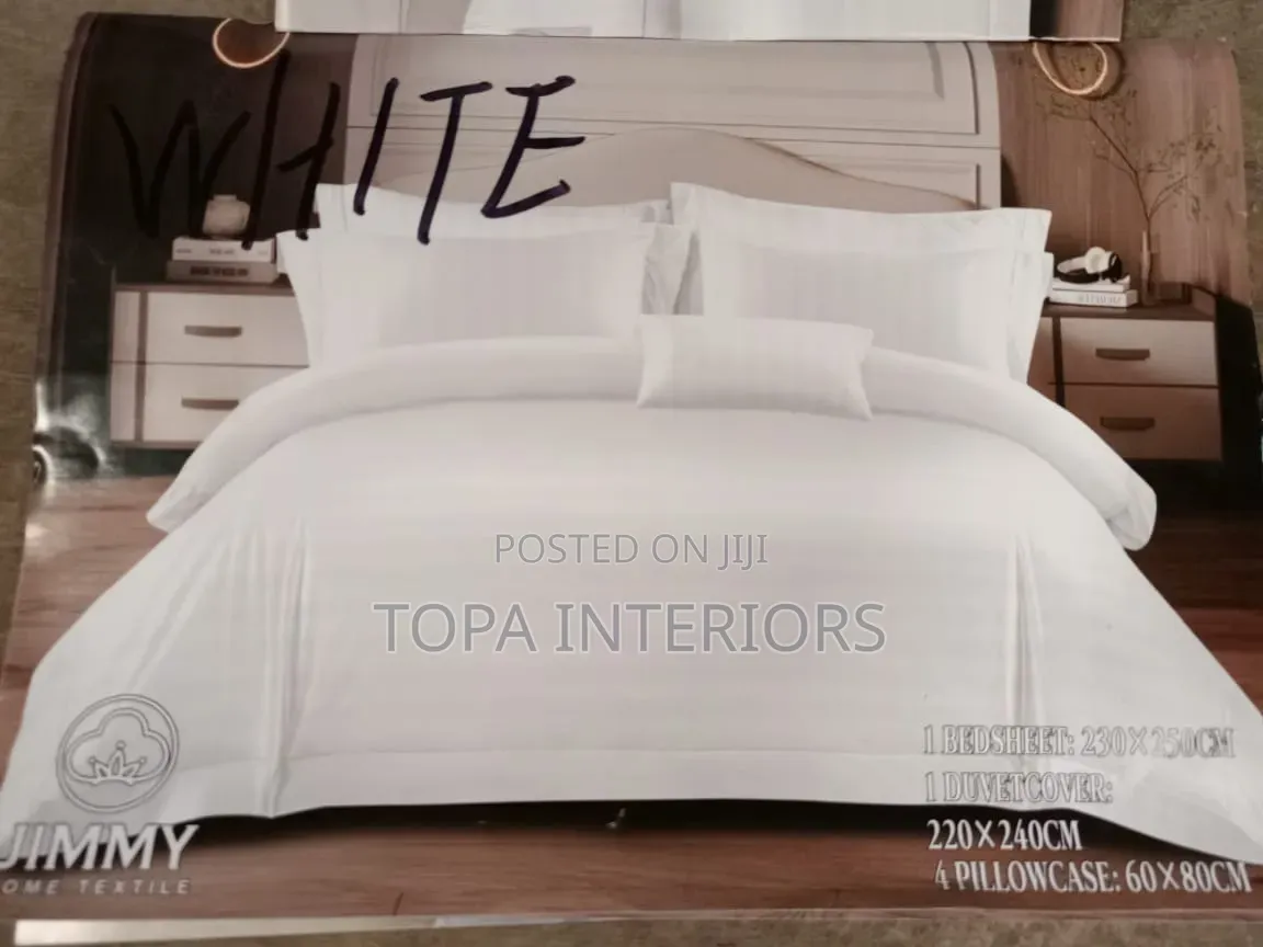Protect Your Duvet With This Striped White Duvet Cover Set 6x6