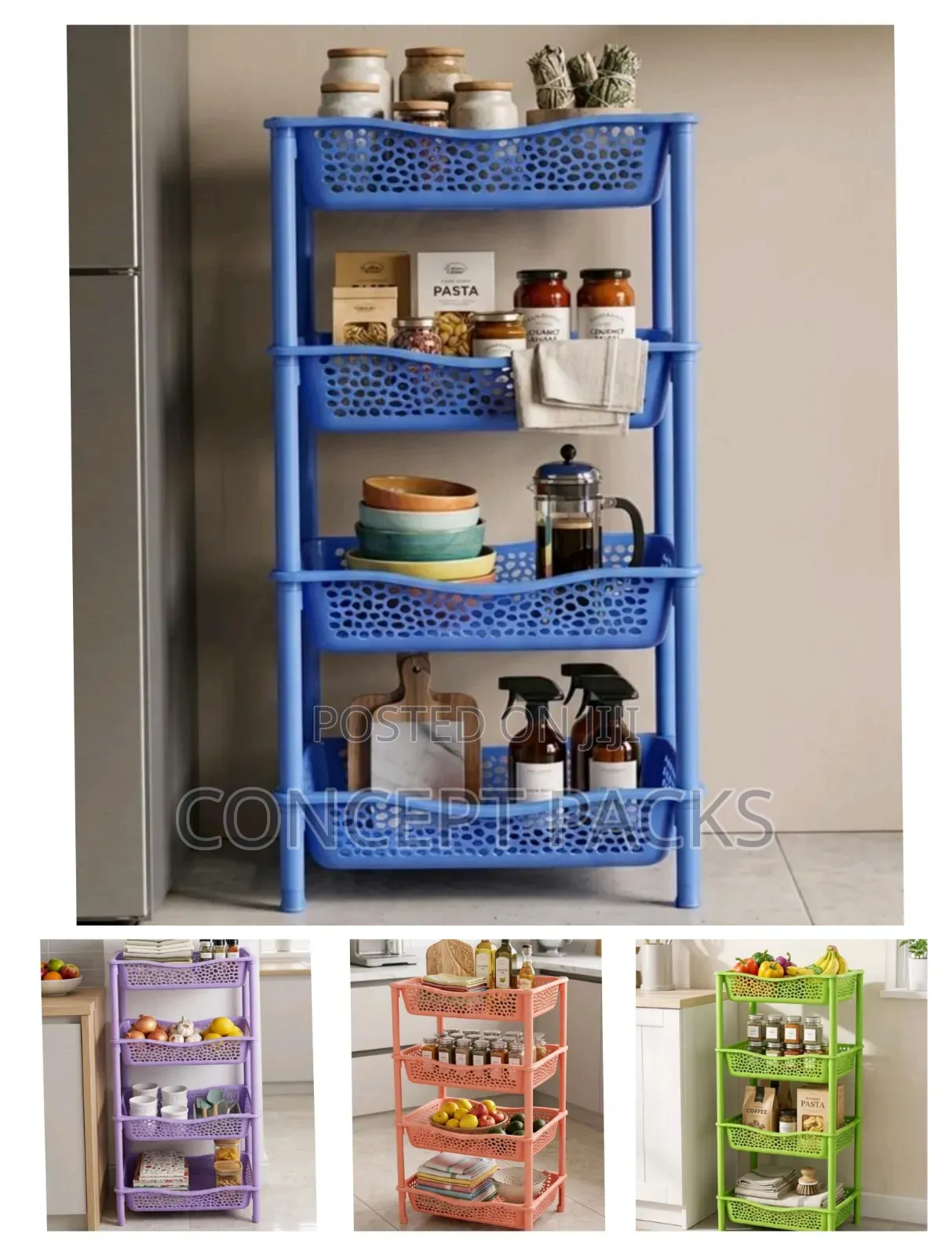 Star Deluxe 4tier Kitchen Rack