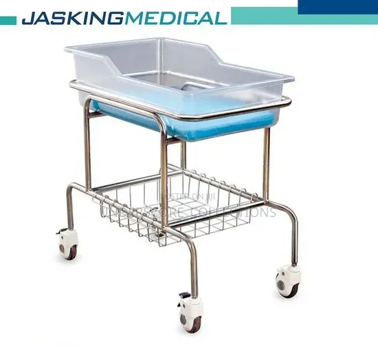 Generic Stainless Steel Baby Bassinet Trolley