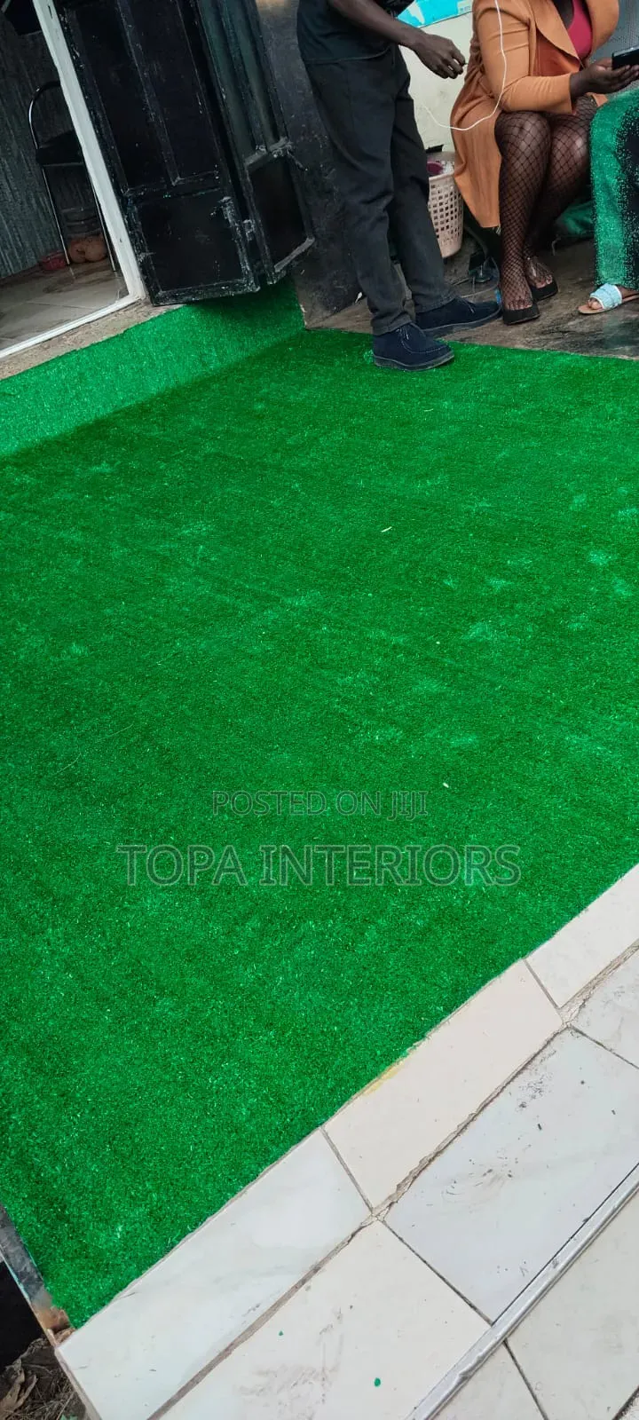 Supply Only Green Decorative 10mm Thick Outdoor Carpet Rugs