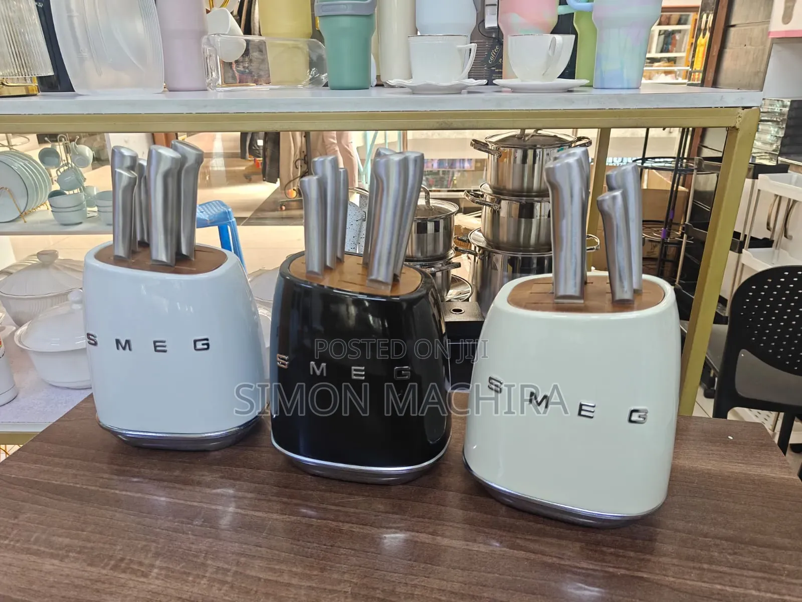 6pcs Smeg Knife Set