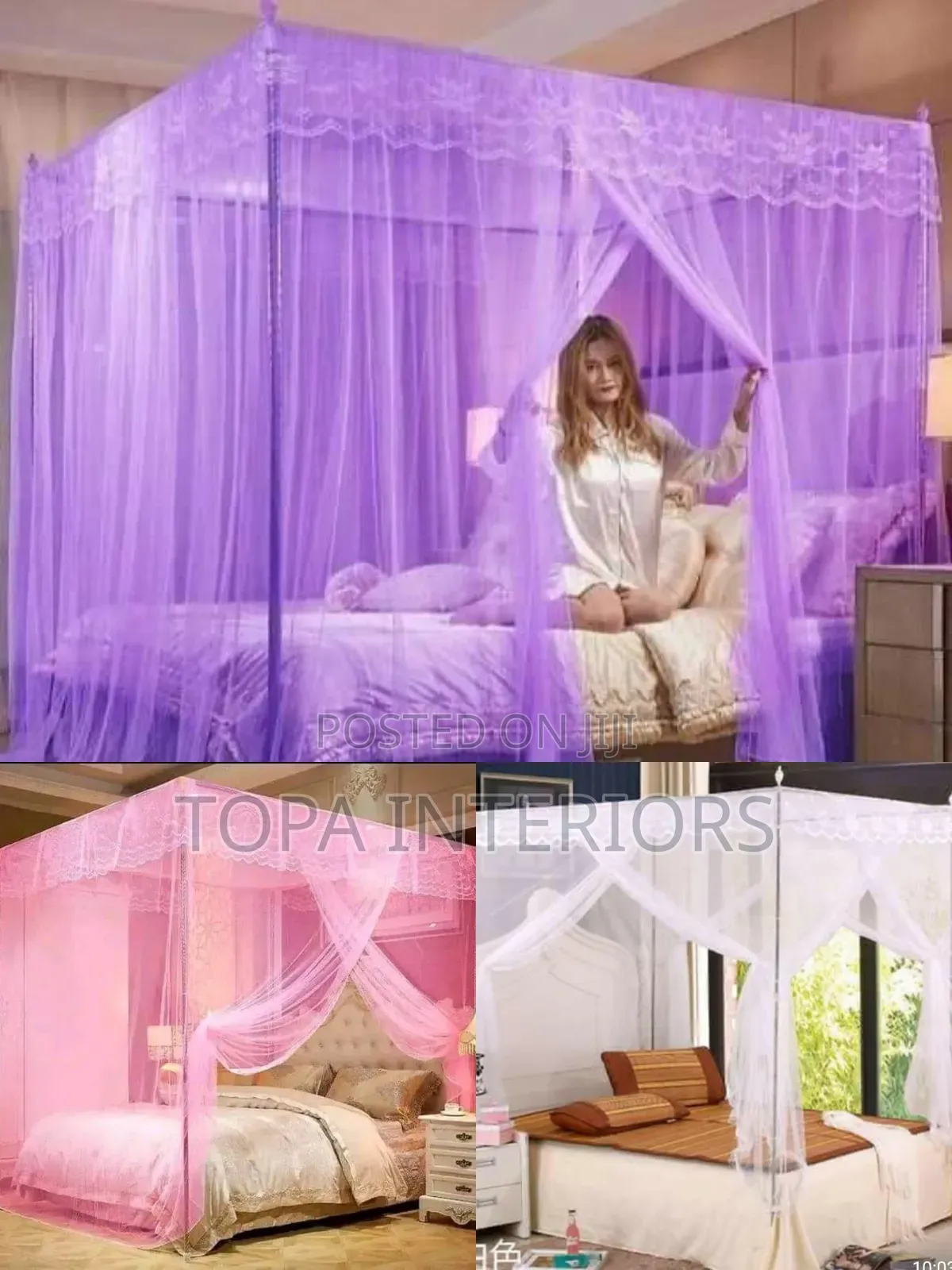 Meshed Bed Nets for Mosquito Protection