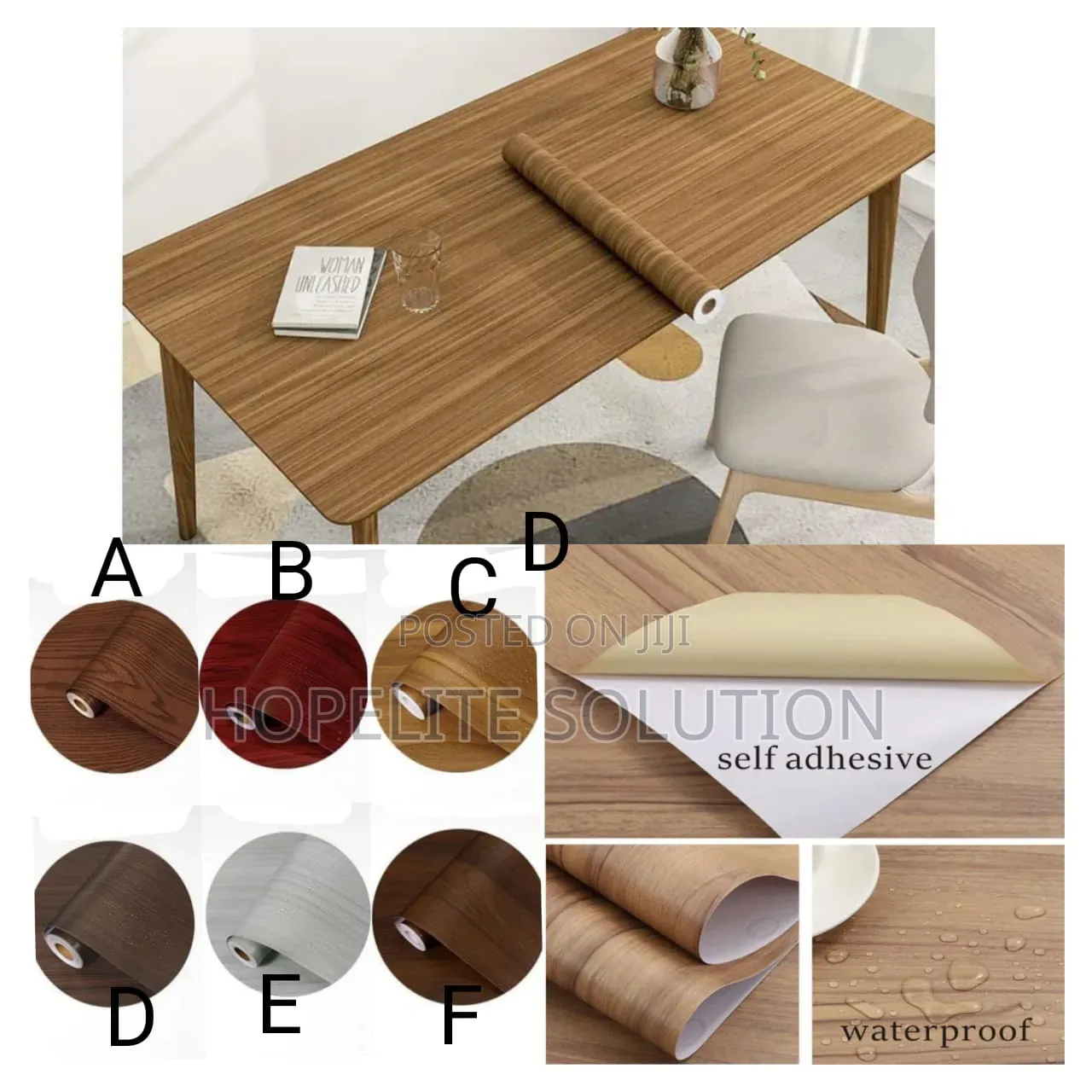 Wood Effect Self Adhesive Contact Paper
