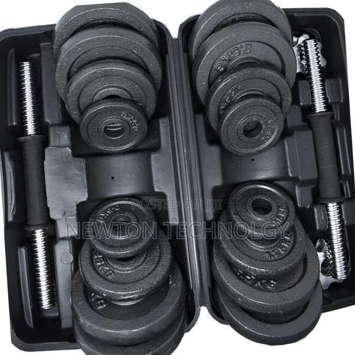 30kg Adjustable Dumbell Barbell Weight Set