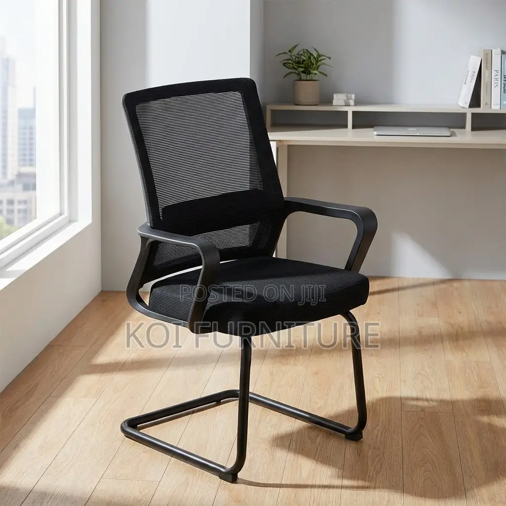 Office Chair : L12 Cantilever Mesh Visitor Office Chair