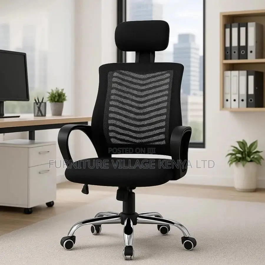 Ergonomic Executive Office Chair With Backrest