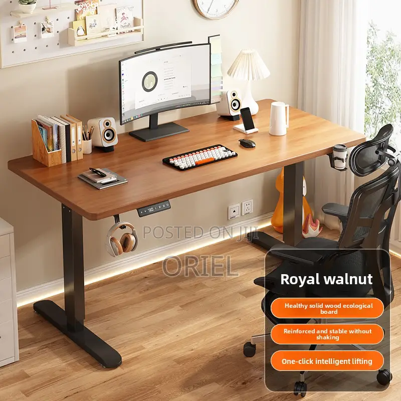 Office Desk : Office 2metres Electric Standing Adjustable Height Desk