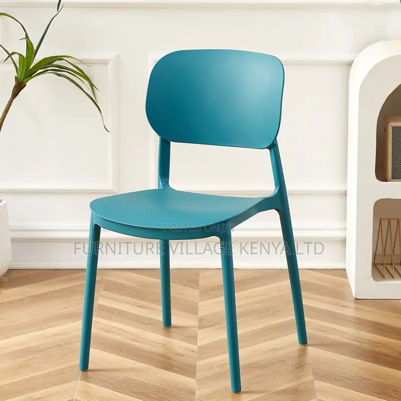 Outdoor Modern Stackable Dining Armless Chair