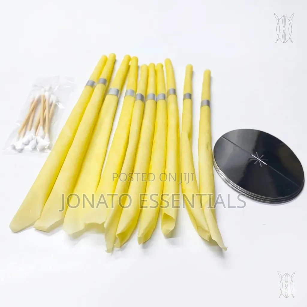 Ear Wax Removal Candles Kit - 10pcs Natural Beeswax Ear Candling