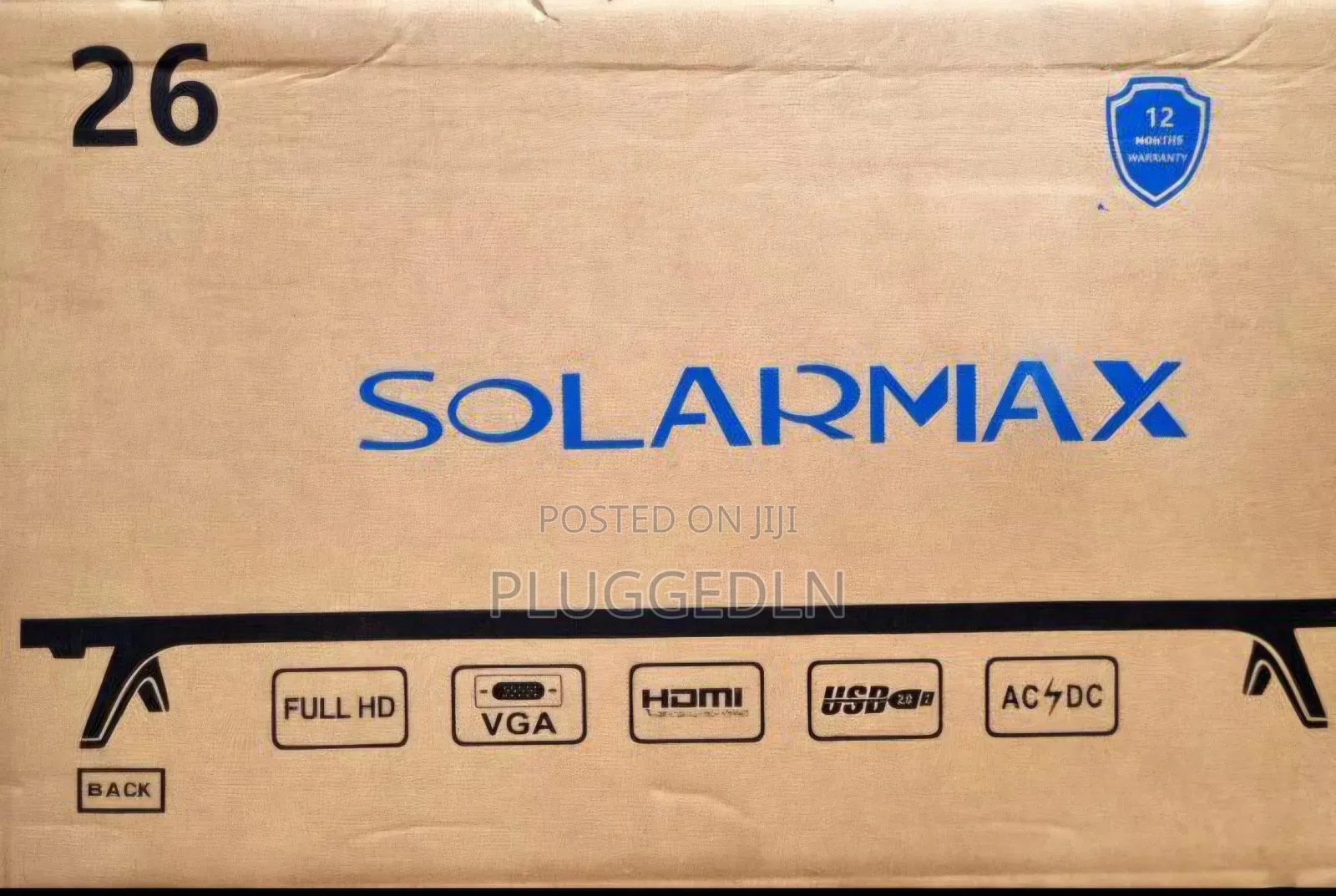 Solarmax 26-Inch Digital Ac/ Dc Led Tv.