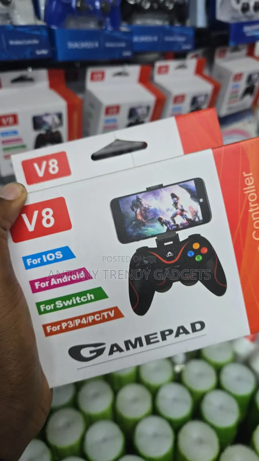 V8 Wireless Gamepad Controller for Android Ios Pc Switch