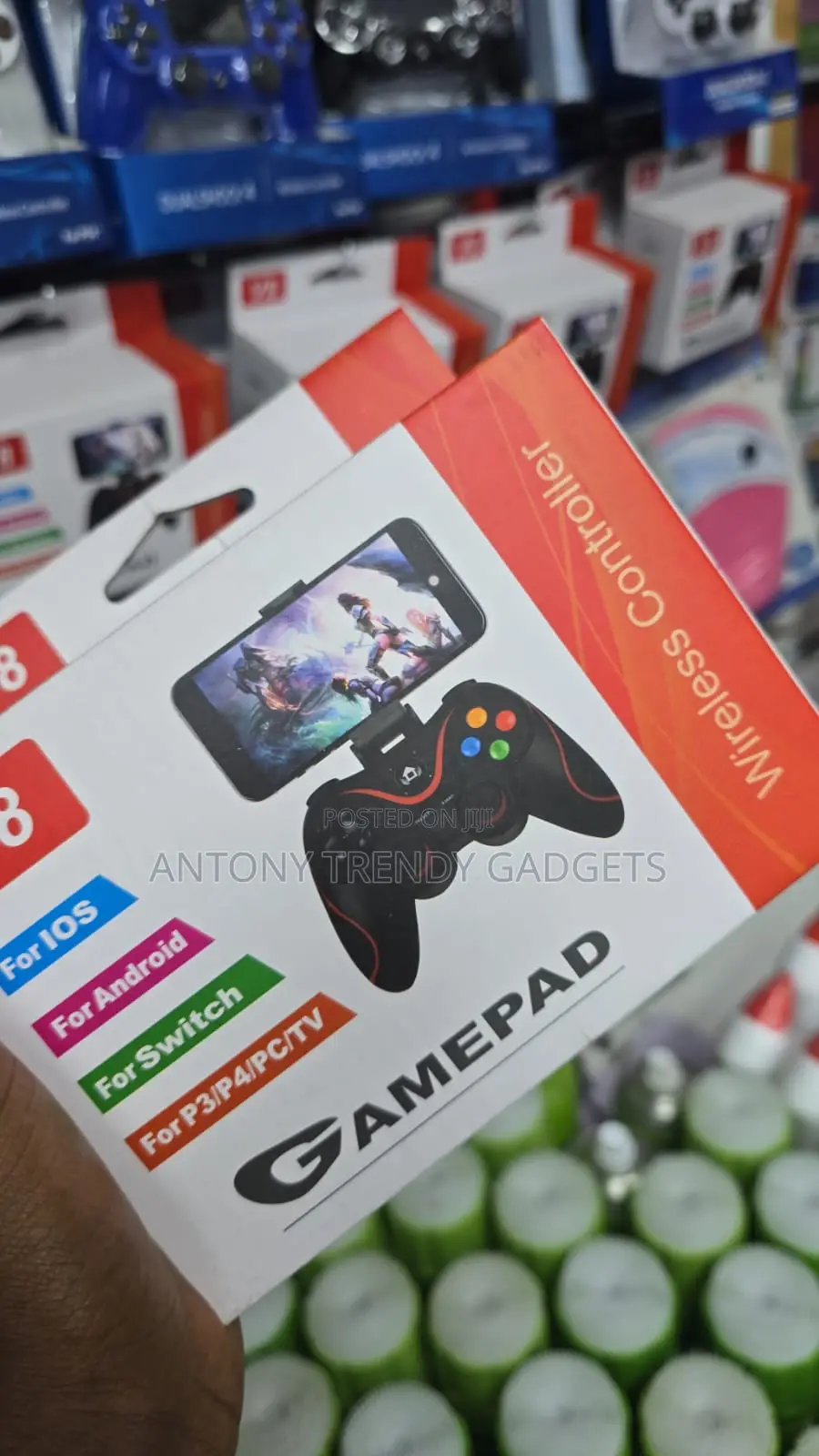 V8 Wireless Gamepad Controller for Android Ios Pc Switch