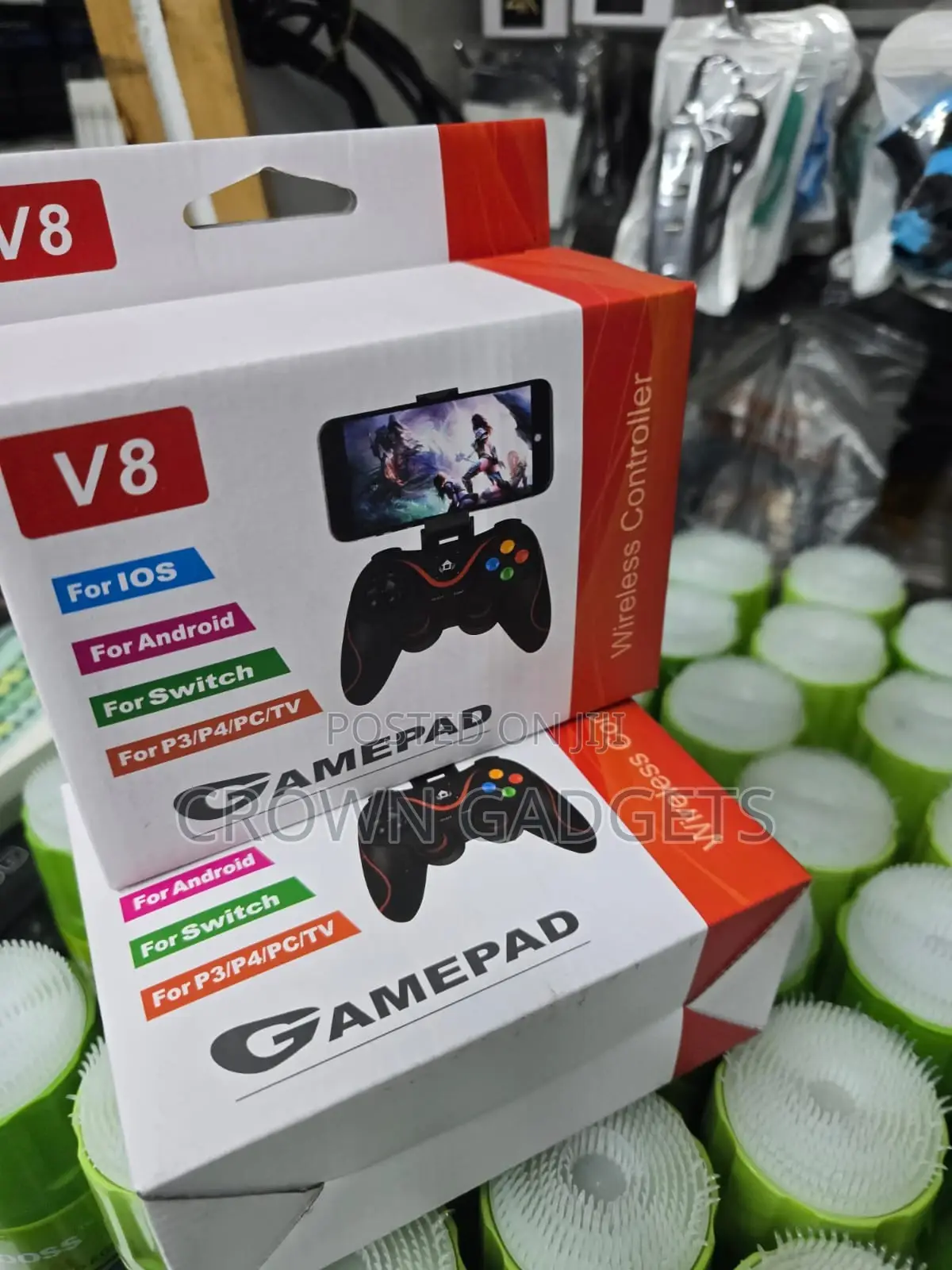 V8 Bluetooth Gamepad Multi Platform Gaming Controller