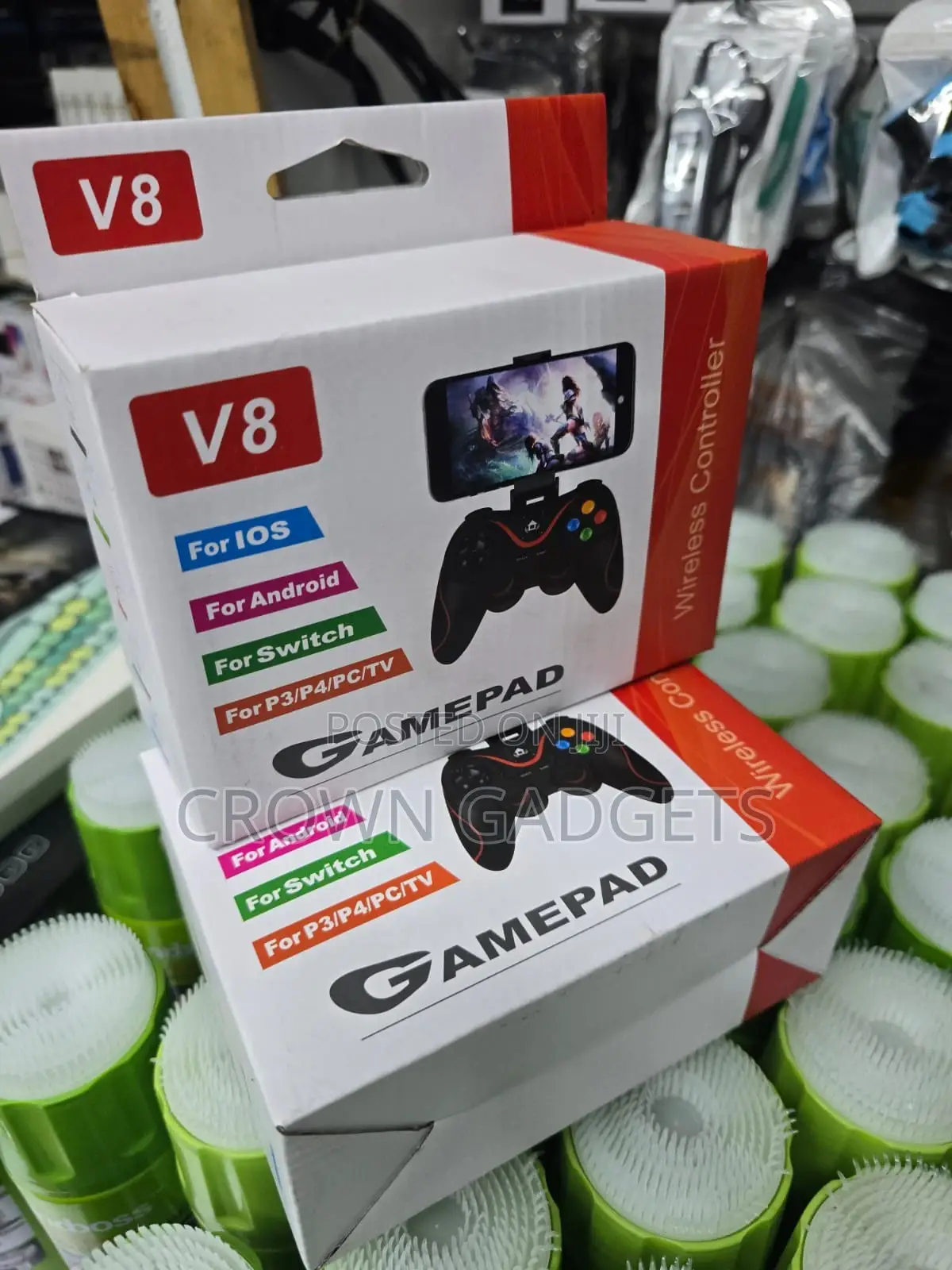 V8 Bluetooth Gamepad Multi Platform Gaming Controller