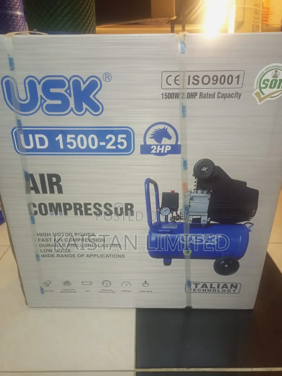 Usk 25l Air Compressor/ 1500w Compressor/ Newss
