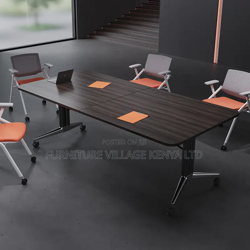 Imported Wooden 240cm Folding Boardroom Table