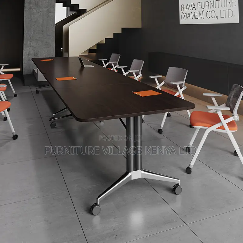 Imported Wooden 240cm Folding Boardroom Table