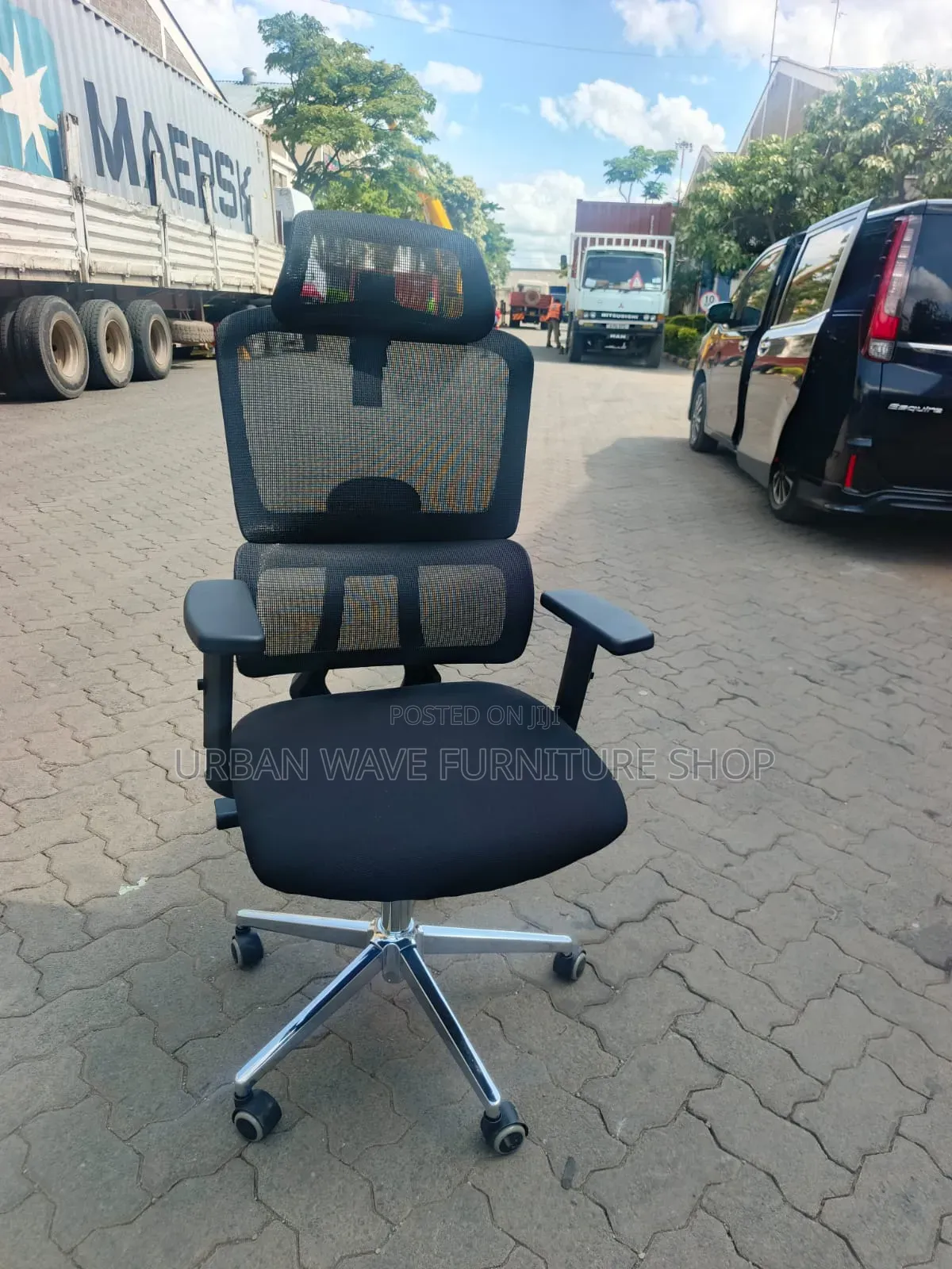 Executive Black Breathable Chair