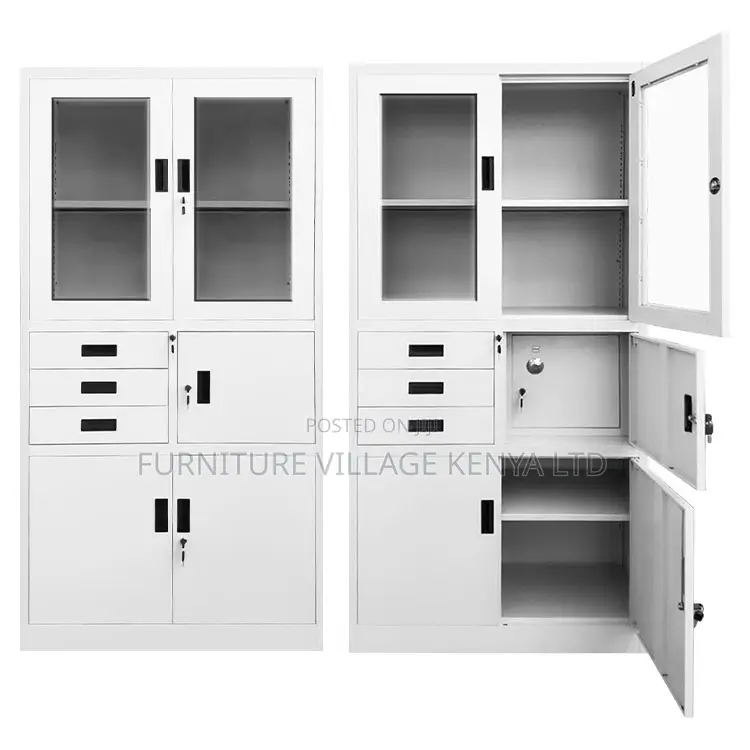 3-Drawer Steel Locker Filling Safe Cabinet