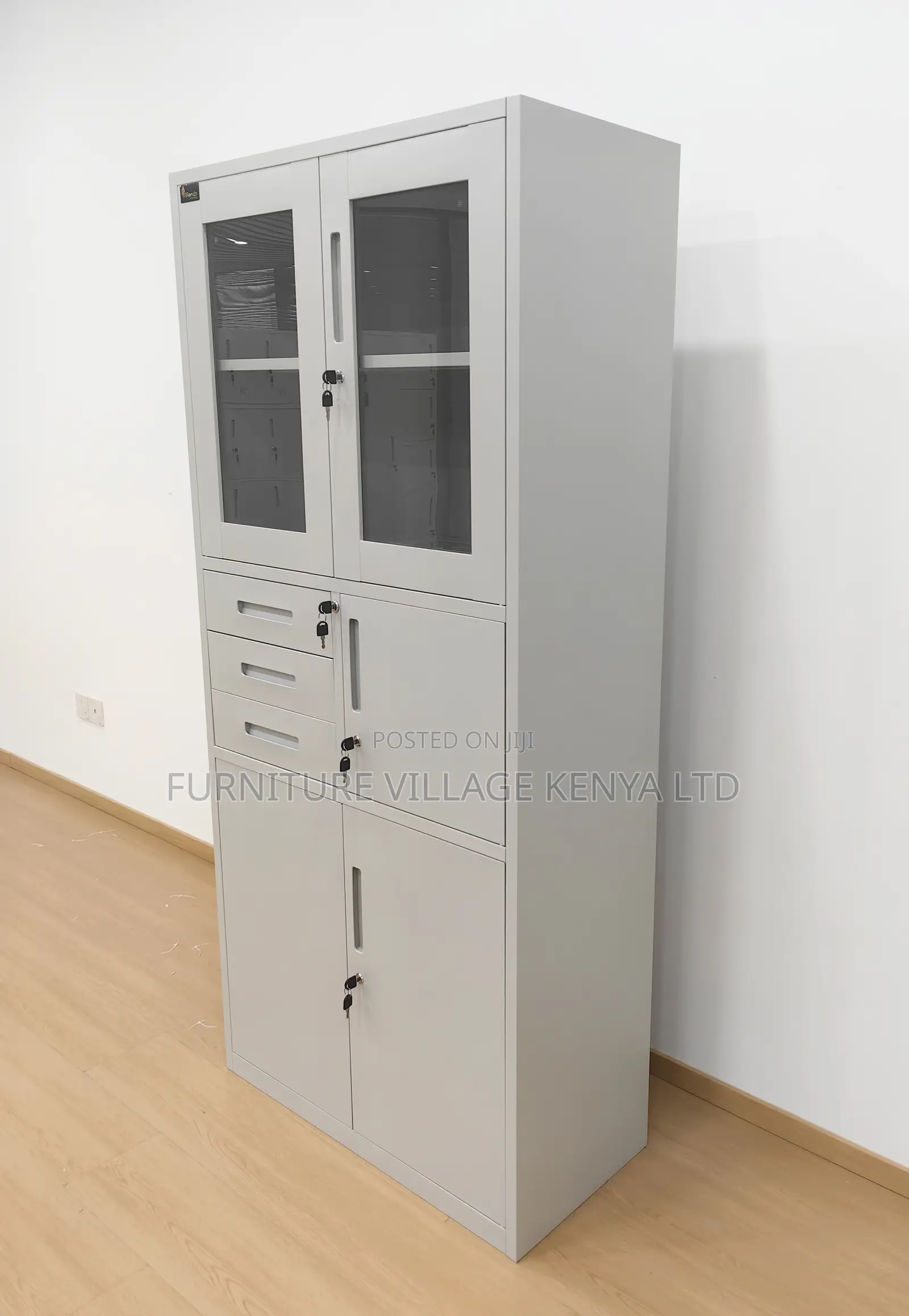 3-Drawer Steel Locker Filling Safe Cabinet