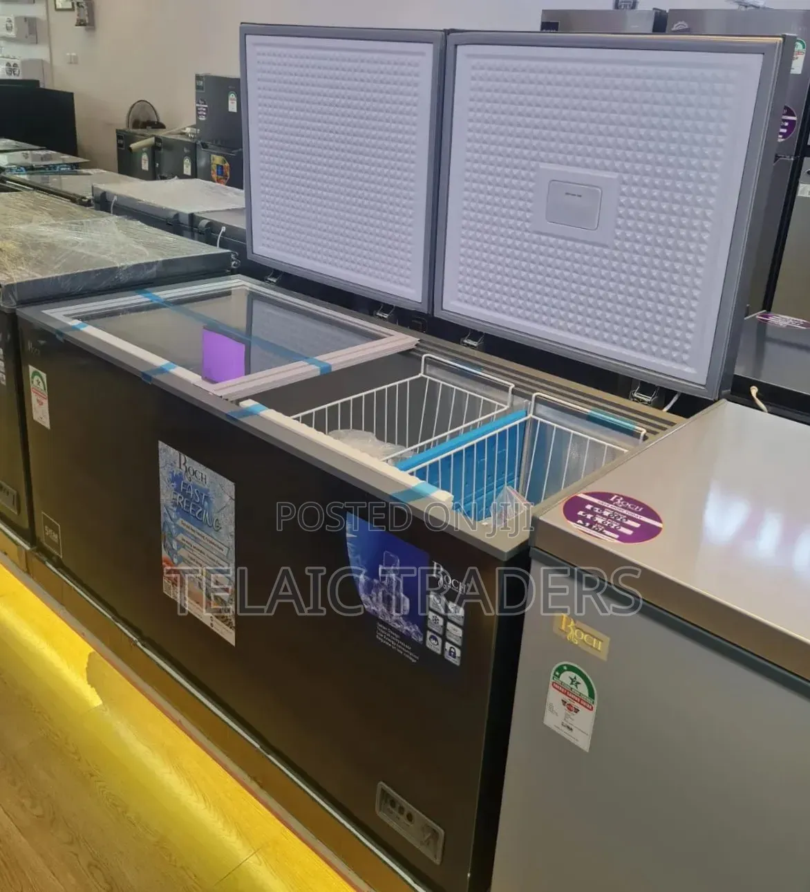 455l Roch Deep Freezer With Double Doors