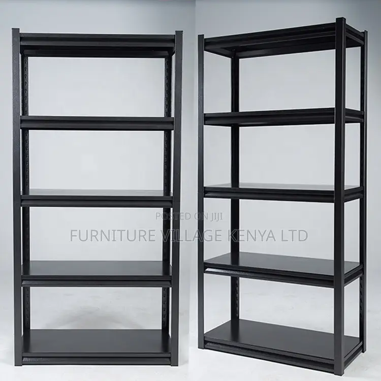 5-Tier Metallic File Shelving Office Rack