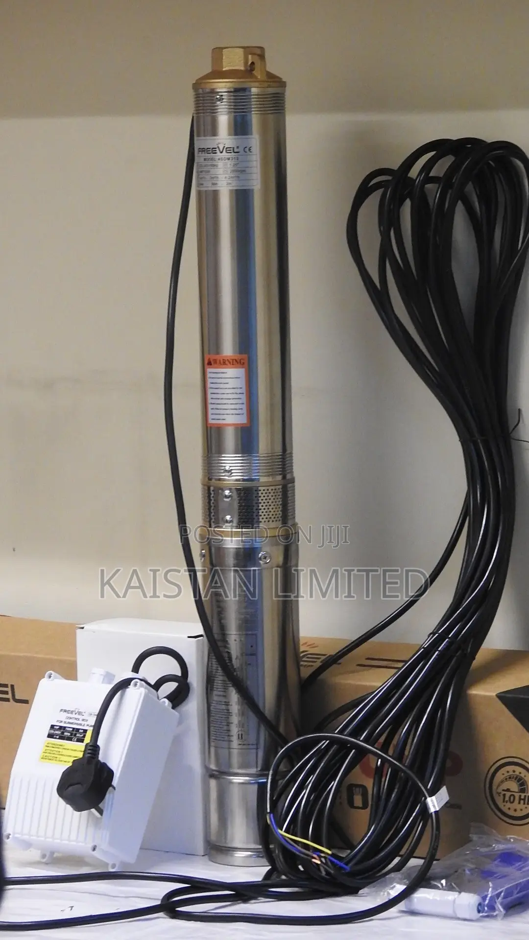 1hp Freevel Deep Well Pump 66m Head Borehole Water Pump