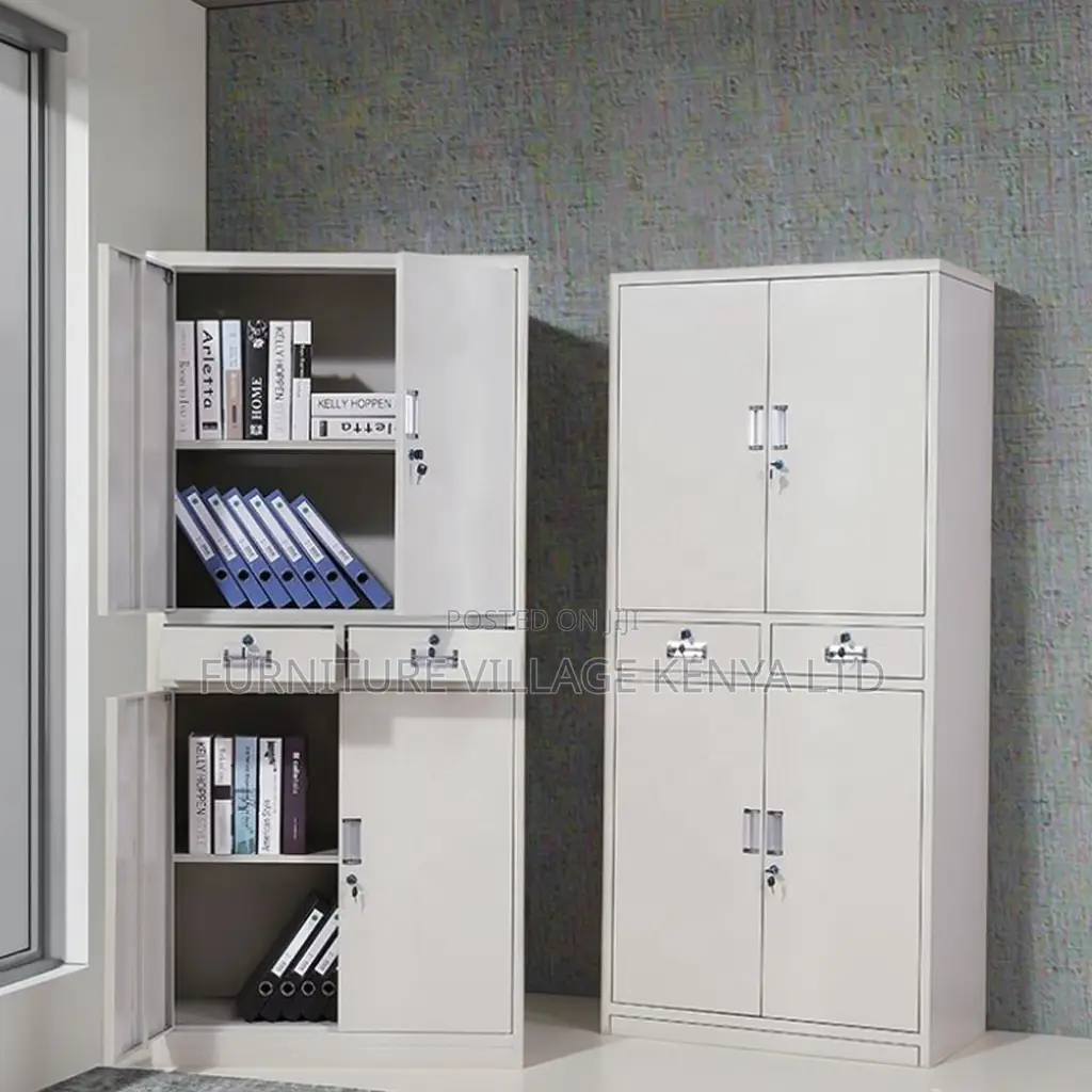 4-Door Full Steel File Cabinet With Centre Drawers