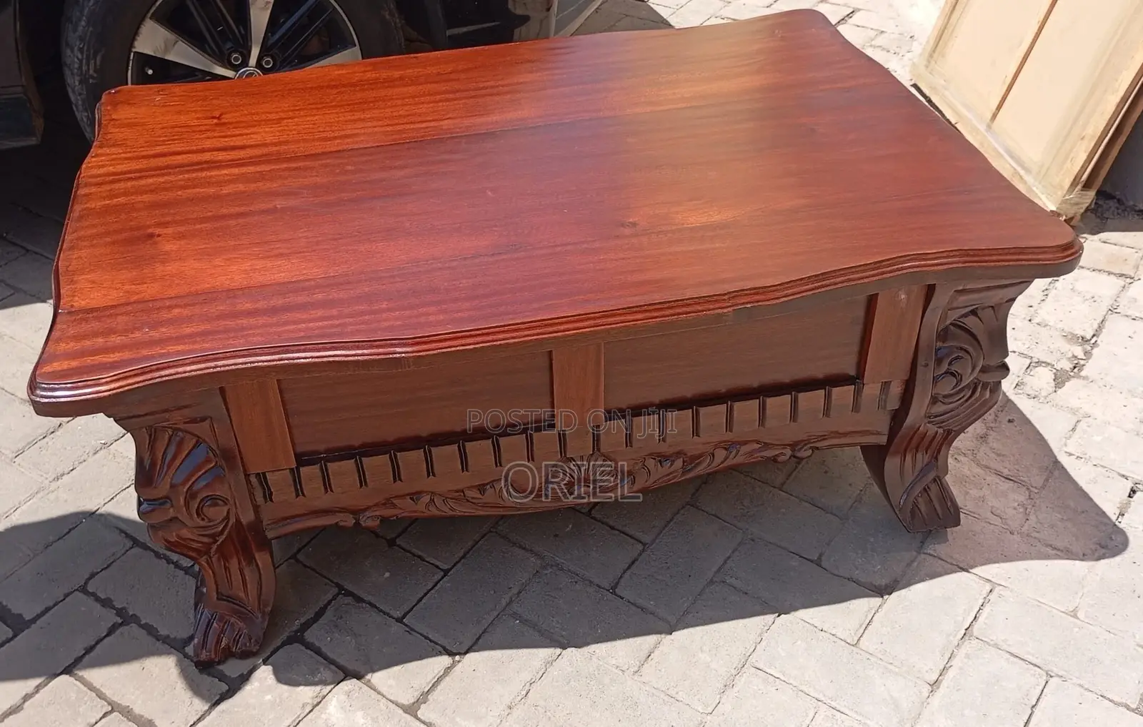 Coffee Tables : Rectangular Mahogany Office Coffee Table