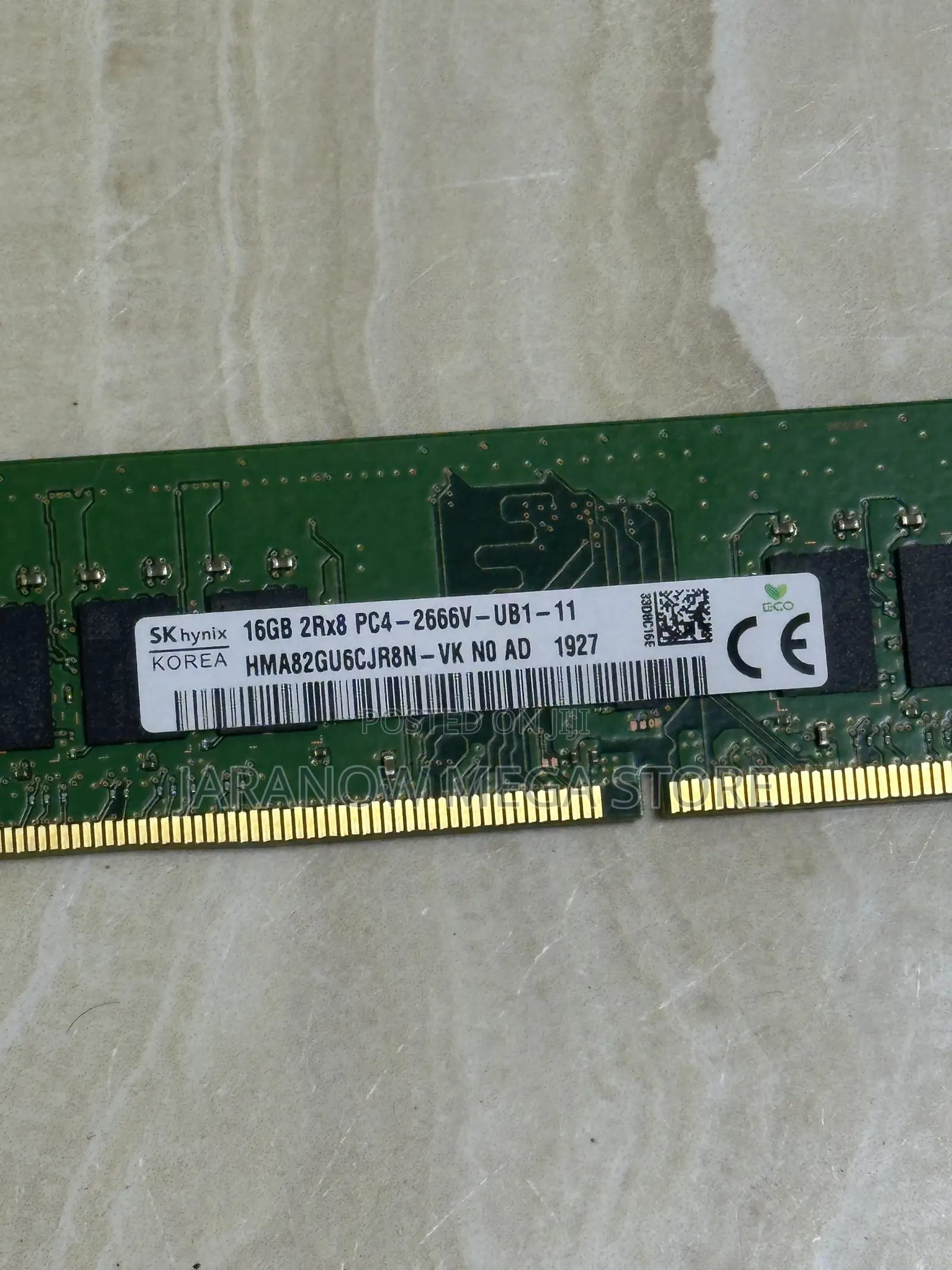 Hynix 16gb 2rx8 Pc4-2666v Ddr4 Server Memory