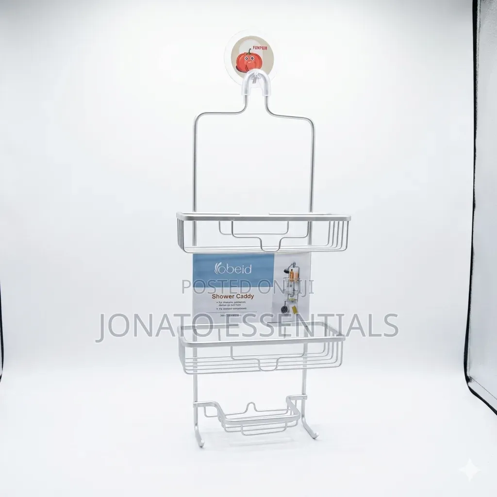 Aluminum Shower Caddy Bathroom Organizer Rack 3-Tier Shower Organizer