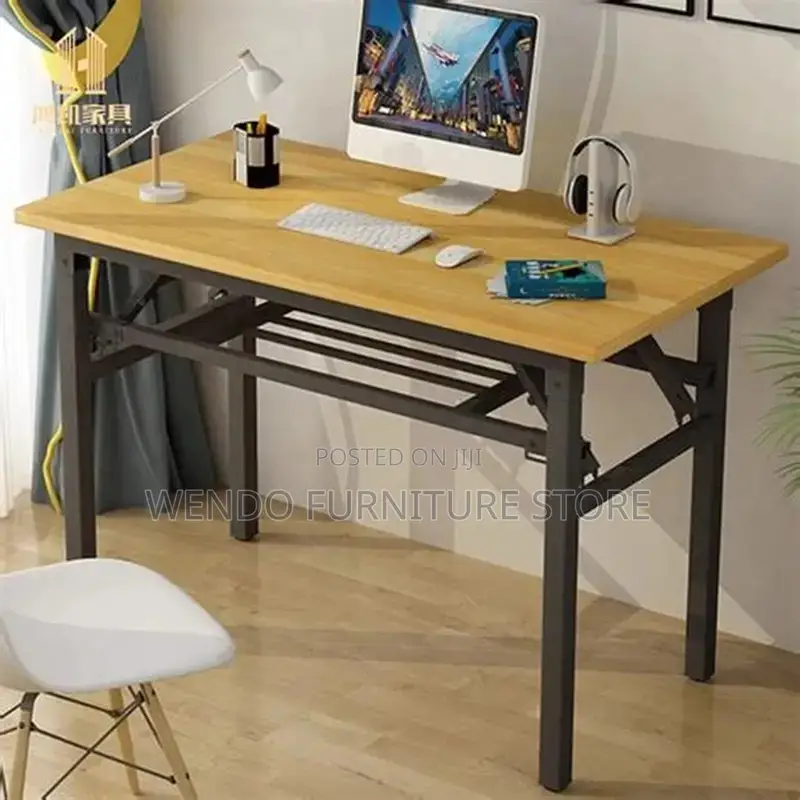 Office Table; Foldable Classic Design Study Desk