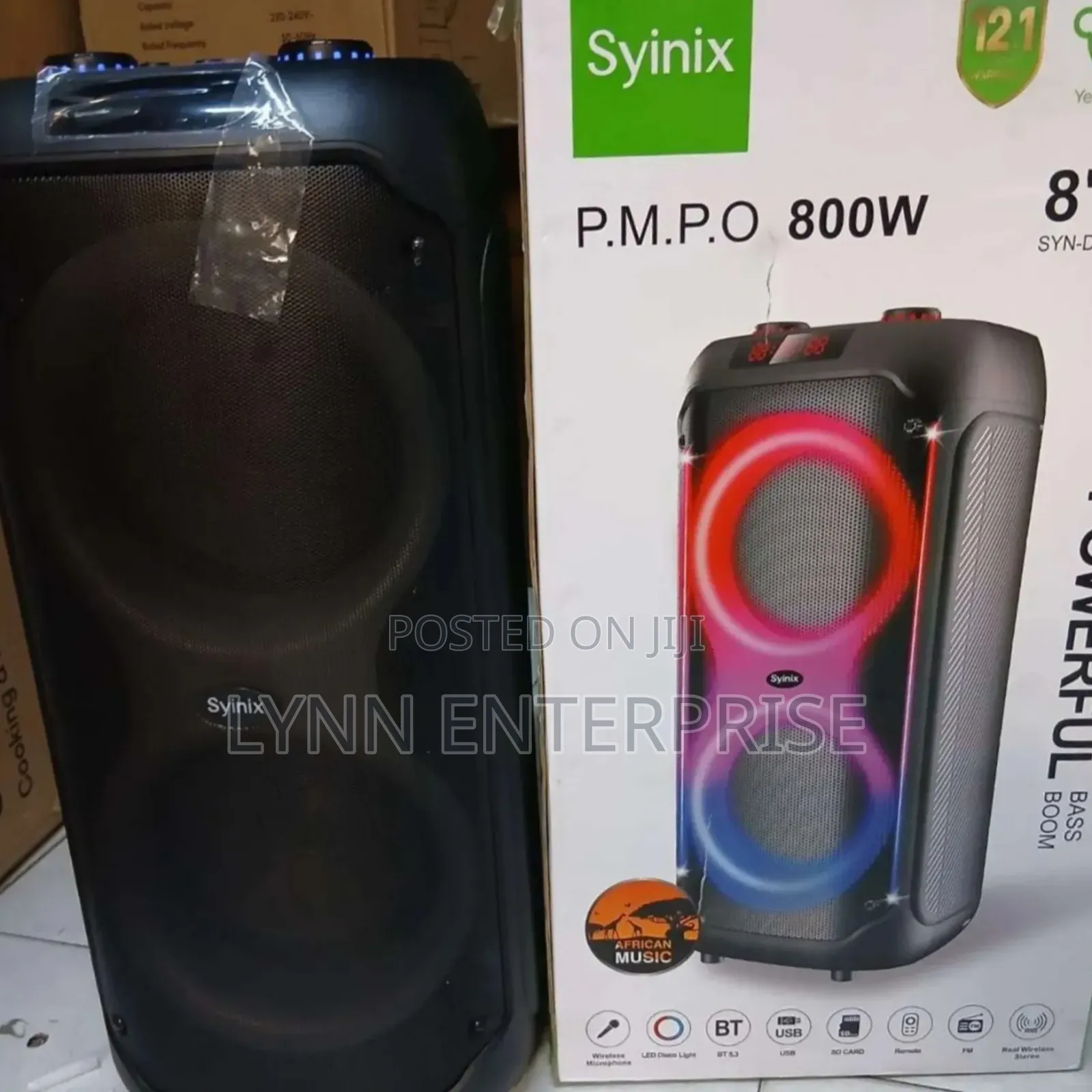 Syinix Powerful Bass Boom
Syndj280twd
<>Wireless Microphone