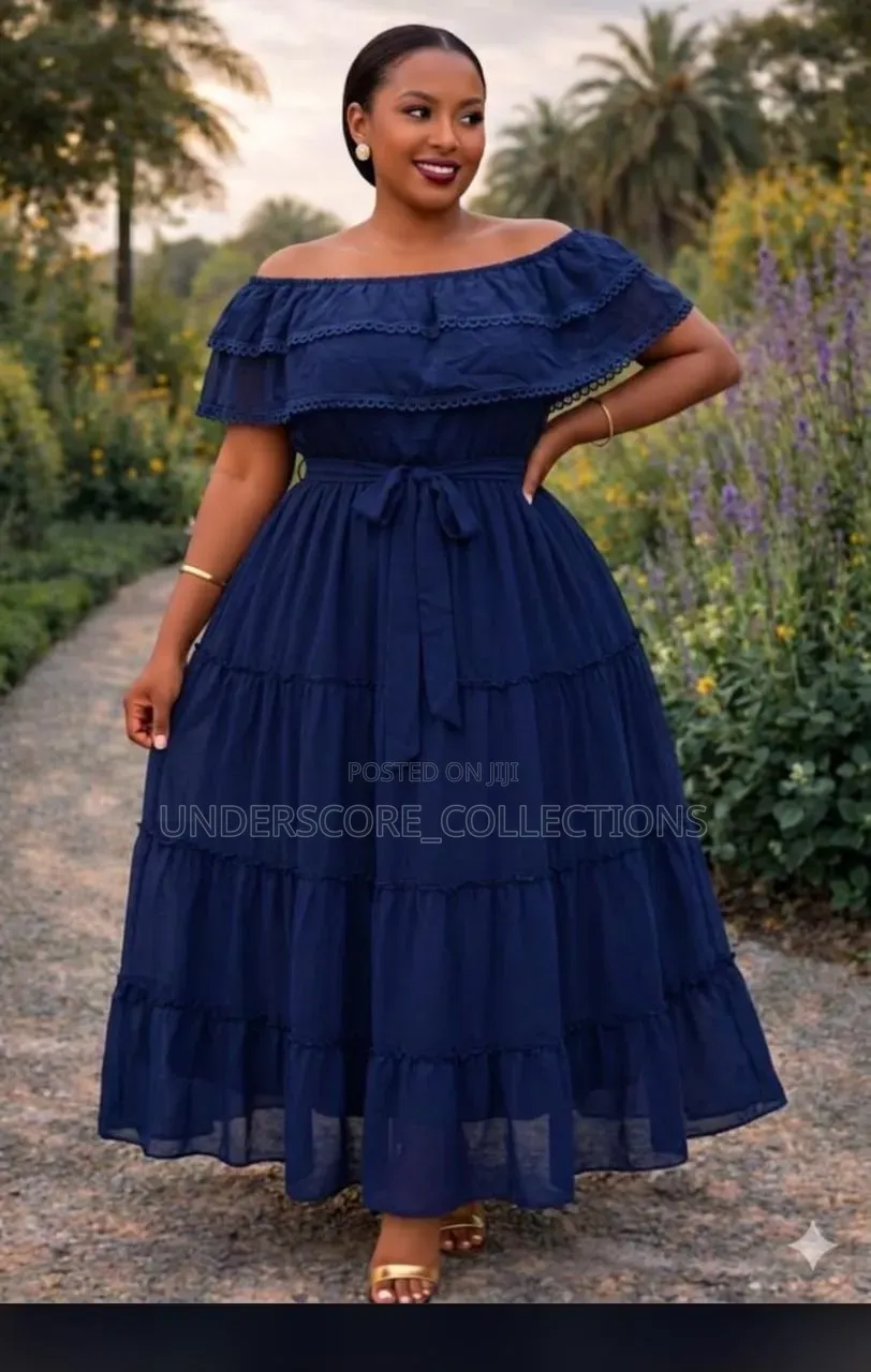 Ladies Light Weight Off Shoulders Maxi Dresses
