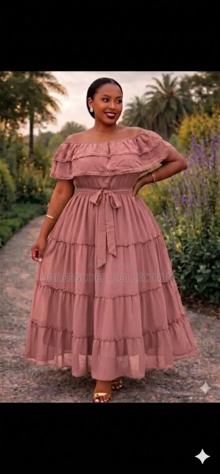 Ladies Light Weight Off Shoulders Maxi Dresses