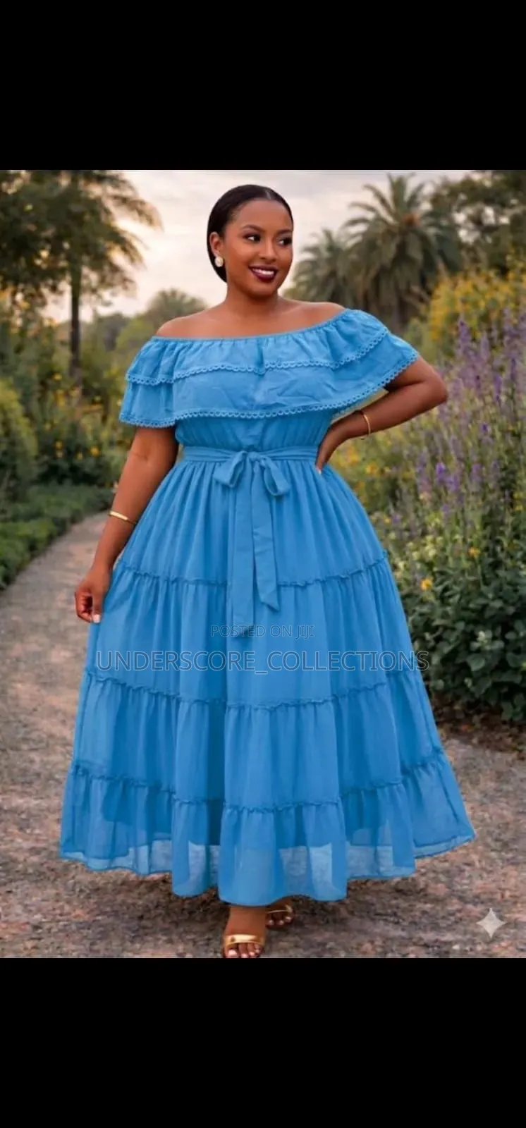 Ladies Light Weight Off Shoulders Maxi Dresses