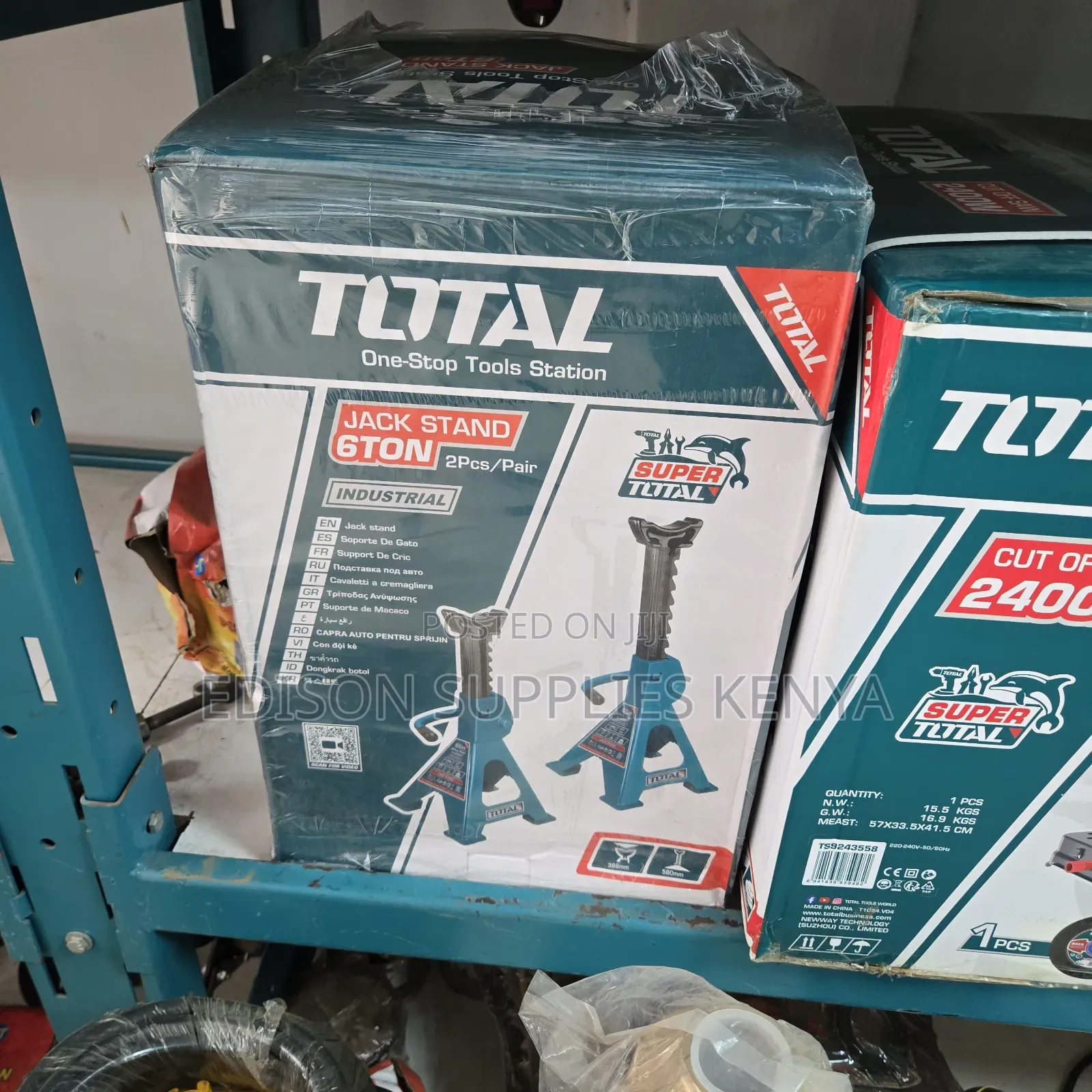 Jack Stands Total 6ton Jack Stand Pair Car Lifting Stands 6 Tonnes