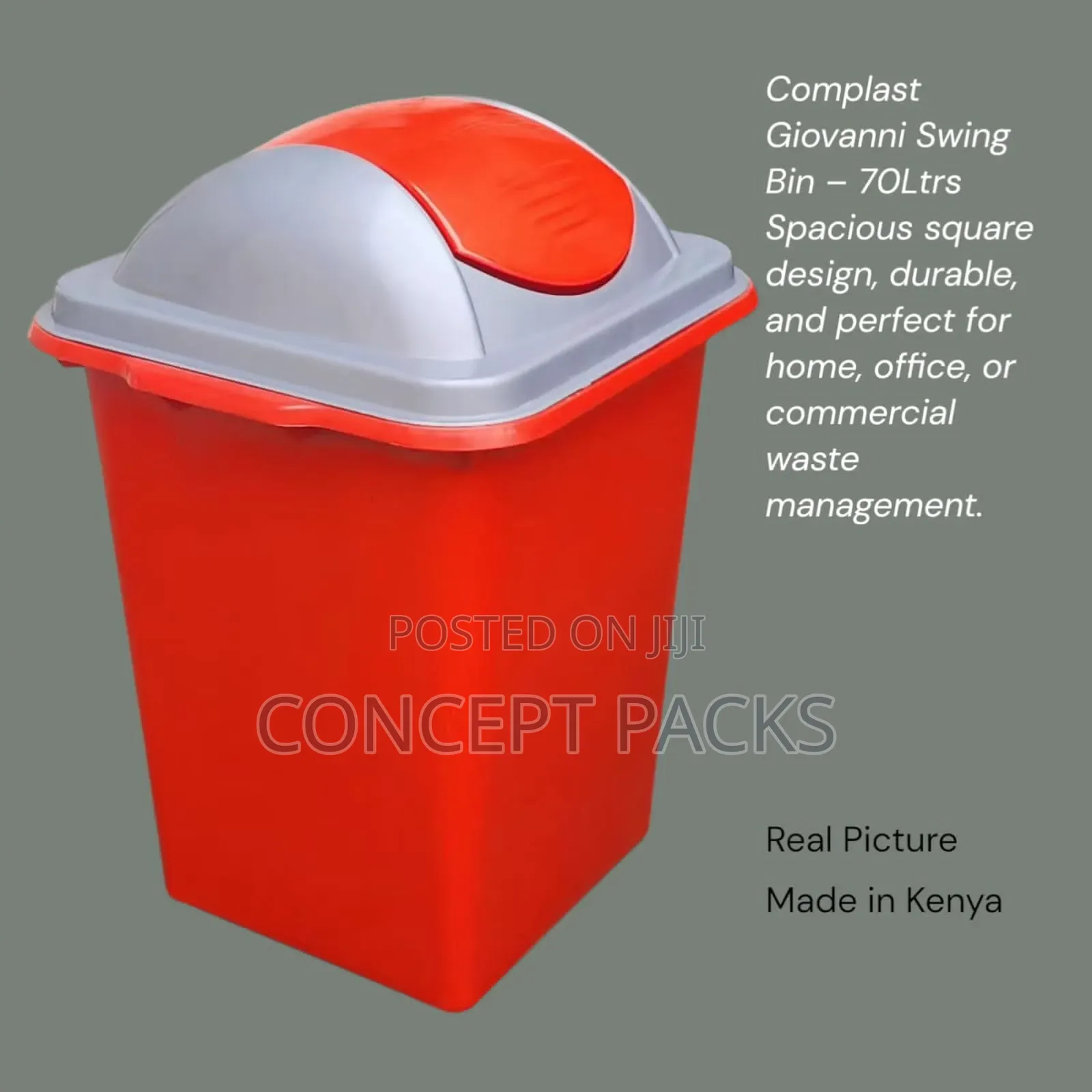 Complast Giovanni Swing Bin 70ltrs