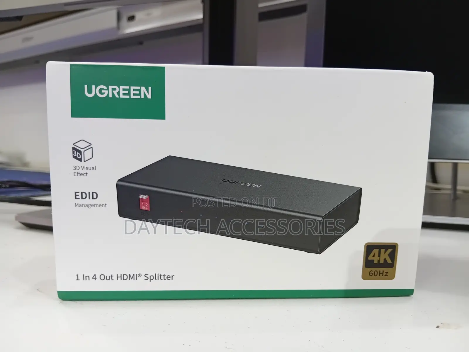 Ugreen at 60hz Hdmi 1 in 4 Out Splitter (Model 40202uk) With Edid