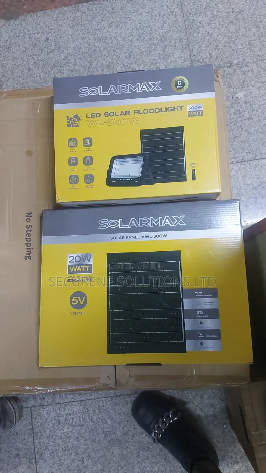 Solarmax 300w Led Solar Floodlight,