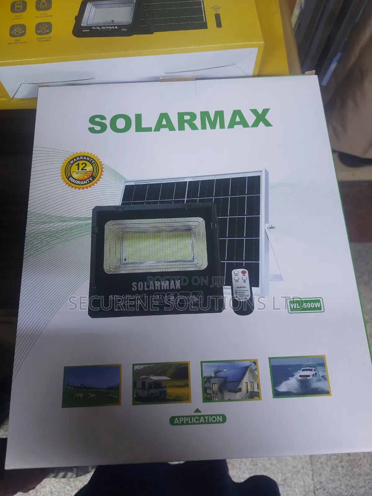 Solarmax Wl-500w Solar Flood Light Kit
