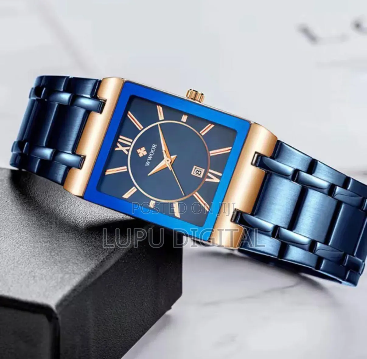 Wwoor Square Men Watch #8858