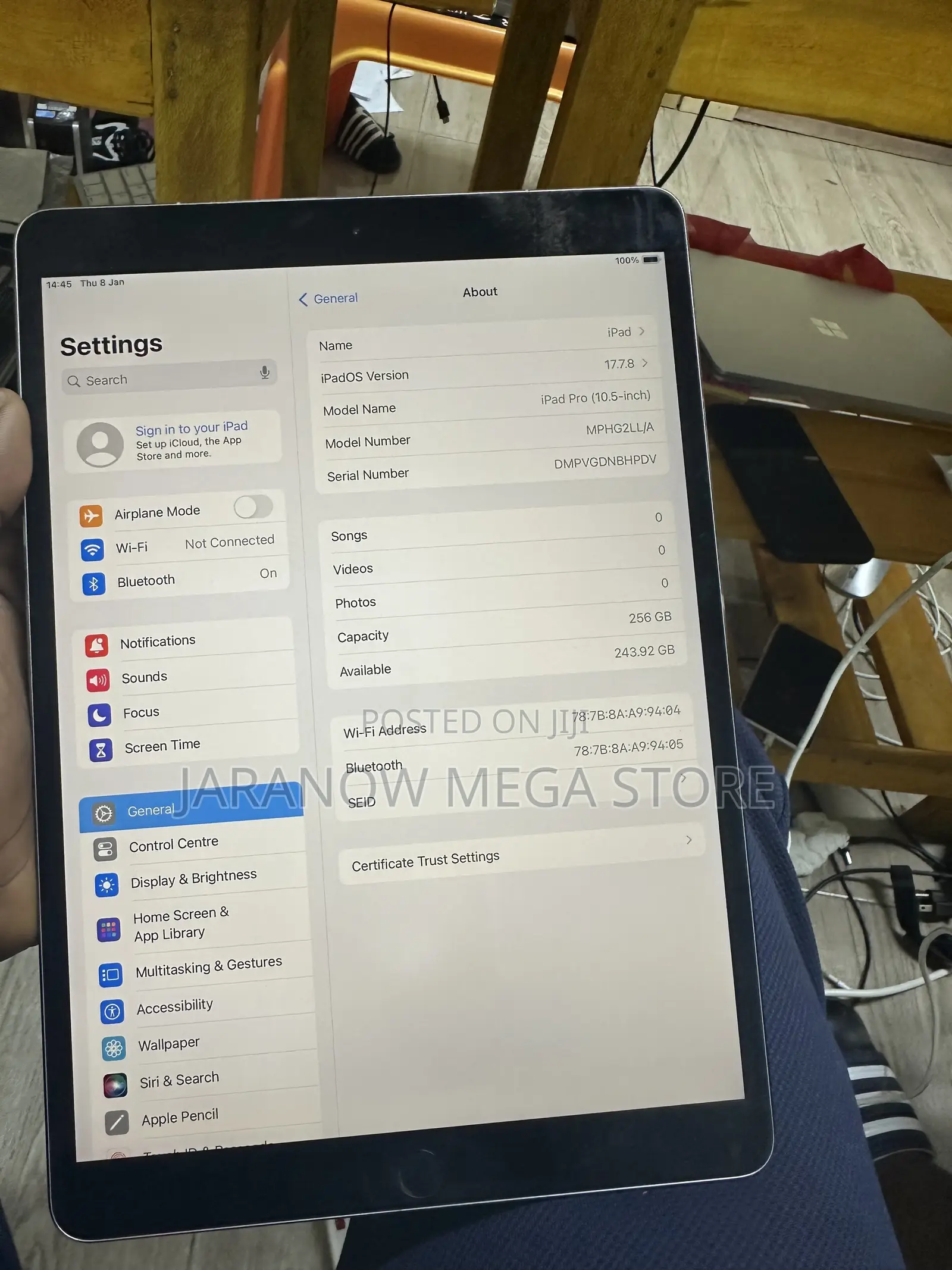 Apple iPad Pro 10.5 (2017) 256 GB Silver
