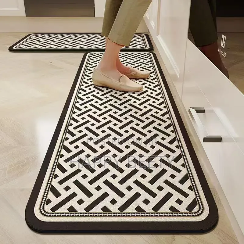 *Rubber Bottom Anti-Slip Kitchen Mats