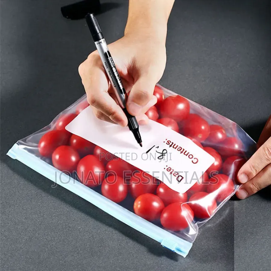 Reusable Silicone Food Storage Bags 10pcs Set Fridge Organizer
