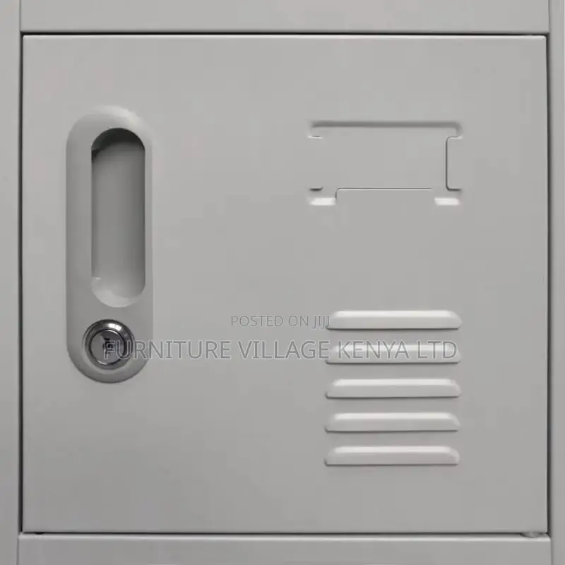 6-Door Metallic Changing Rooms Storage Locker